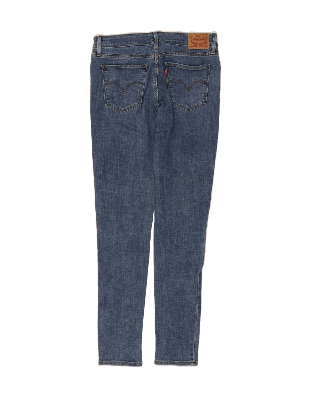 LEVI'S Womens 711 Skinny Jeans W30 L32 Blue Cotton Vintage Levi's and Second-Hand Levi's from Messina Hembry 