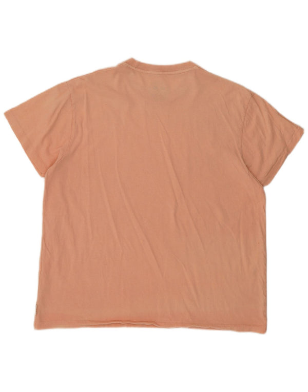 Maglietta grafica oversize da donna Billabong UK 8 Small in cotone rosa