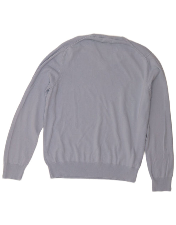 Maglione da uomo con scollo a V Marks & Spencer XL in cotone blu