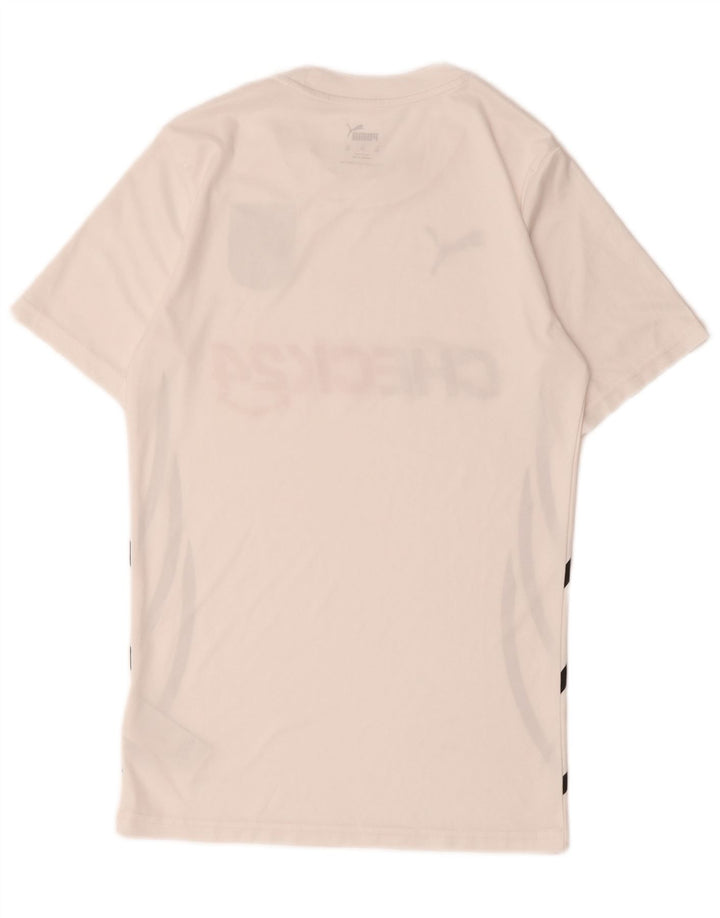 T-shirt grafica da uomo Puma XS bianca in poliestere