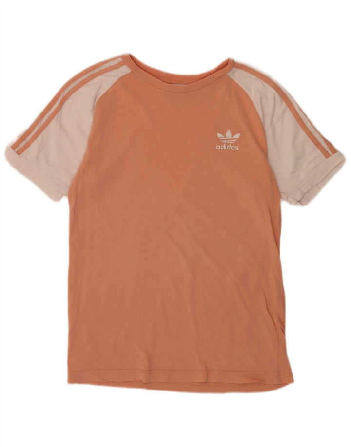 T-shirt da donna Adidas Top UK 14 color block rosa medio