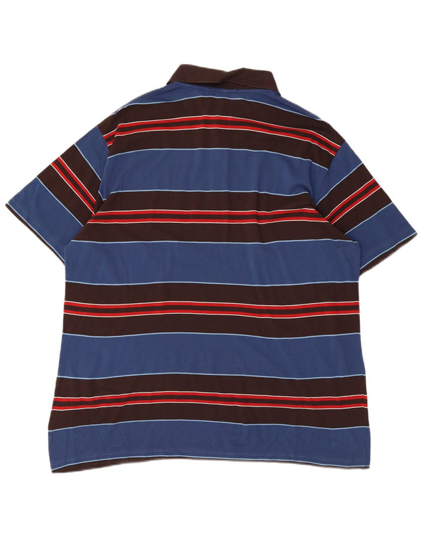 Polo da uomo Pierre Cardin XL in cotone a righe blu