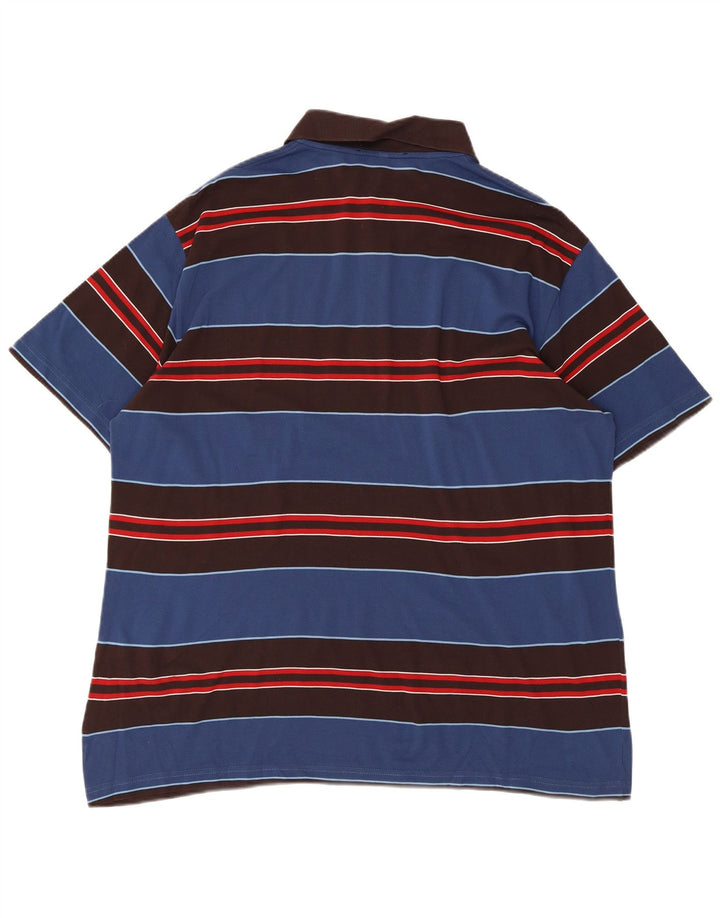 Polo da uomo Pierre Cardin XL in cotone a righe blu