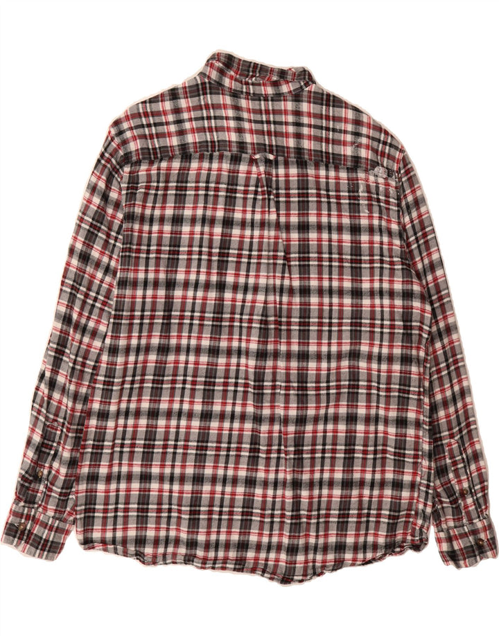 CHAPS Mens Flannel Shirt XL Multicoloured Check Cotton Vintage Chaps and Second-Hand Chaps from Messina Hembry 