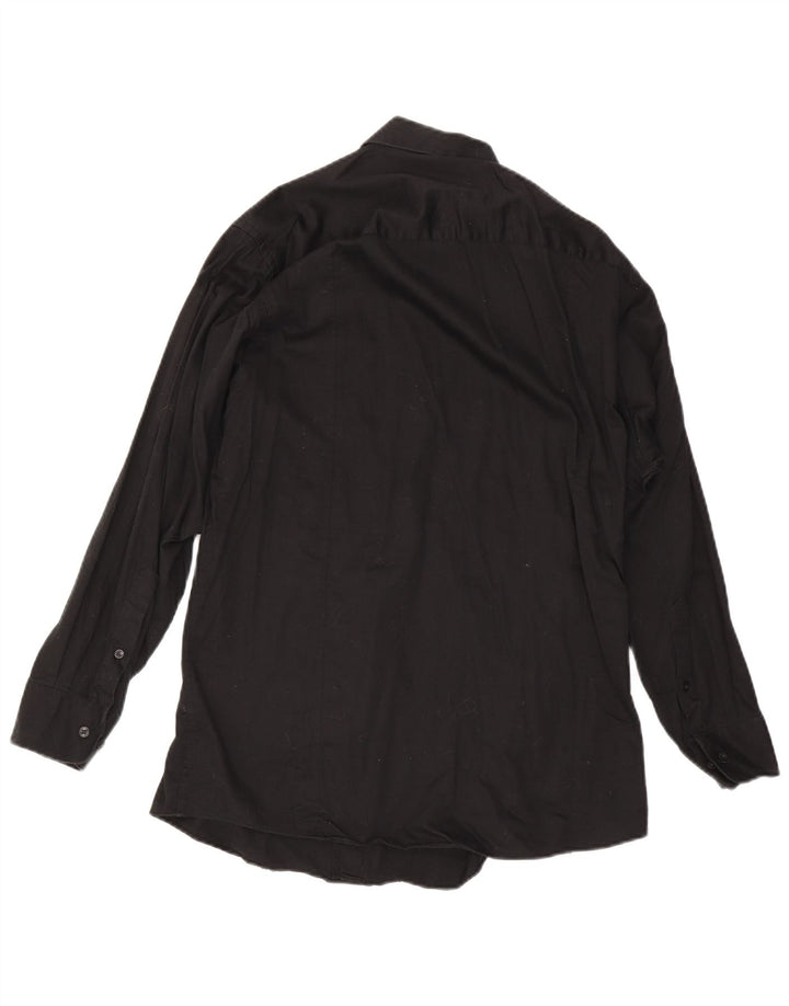 Camicia da uomo Calvin Klein taglia 16 grande cotone nero