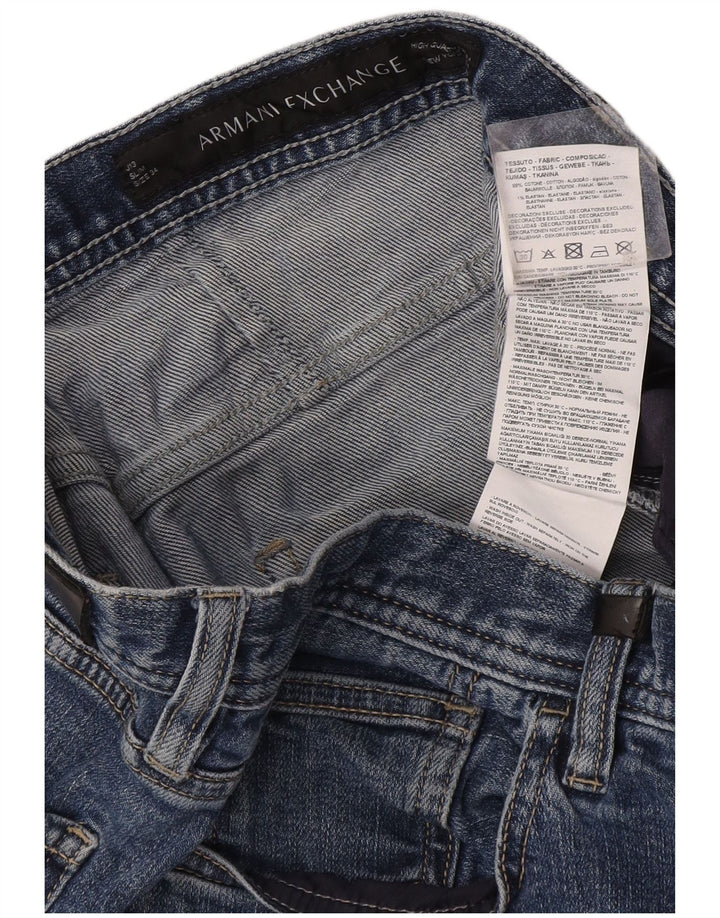 Armani Exchange Uomo J13 Slim Jeans W34 L34 Cotone Blu