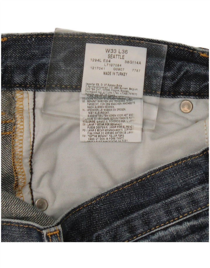 Jeans dritti da uomo LEE Seattle W33 L31 in cotone blu