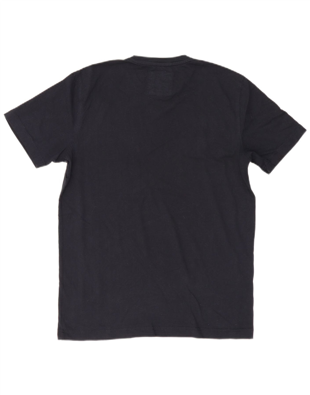 Crew Clothing T-shirt da uomo Top in cotone blu navy medio