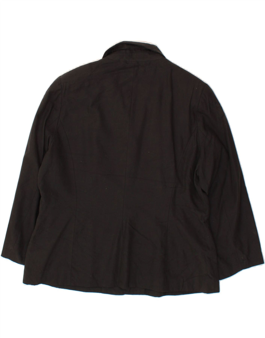 LAURA ASHLEY Womens 4 Button Blazer Jacket UK 18 XL Black Acetate Vintage Laura Ashley and Second-Hand Laura Ashley from Messina Hembry 