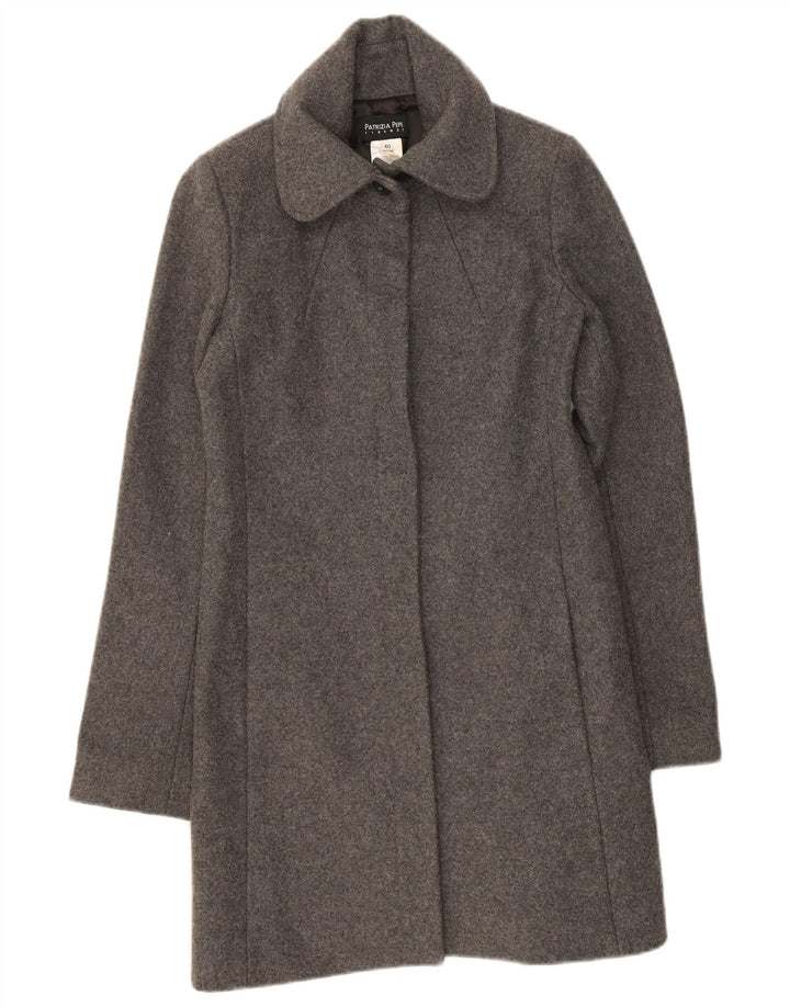Cappotto Donna Patrizia Pepe IT 40 Small Grigio Lana