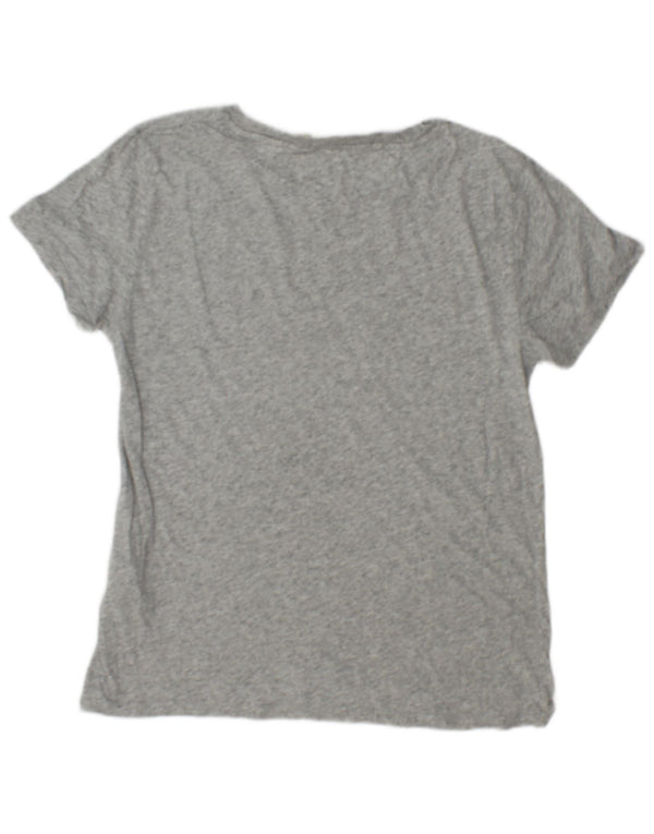 T-shirt grafica da donna Levi's Top UK 14 Cotone screziato grigio medio