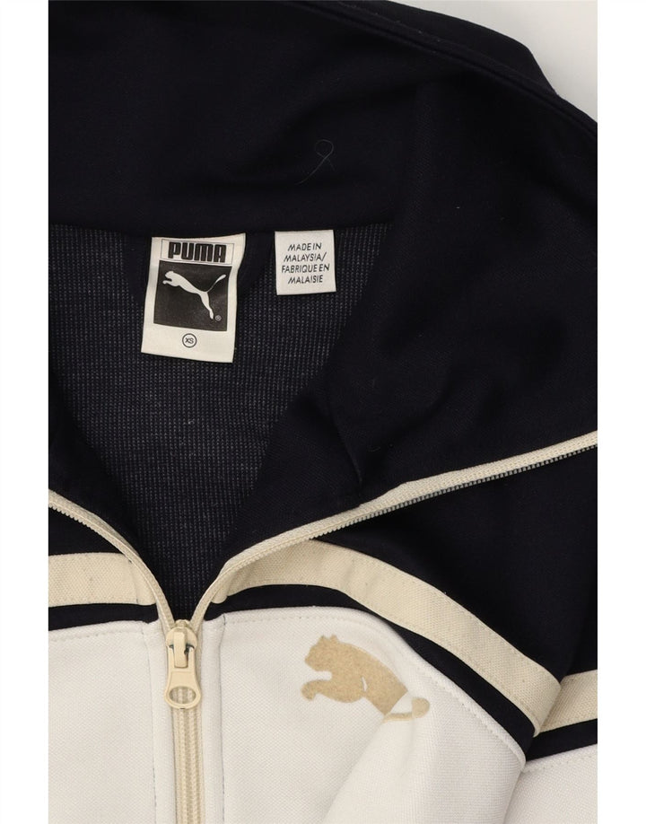 Giacca da tuta da uomo PUMA XS blu navy color block