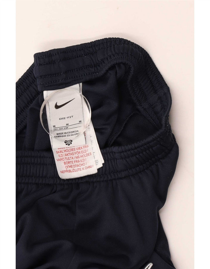 Pantaloni da tuta Nike da ragazzo Dri Fit 10-11 anni medio blu navy poliestere