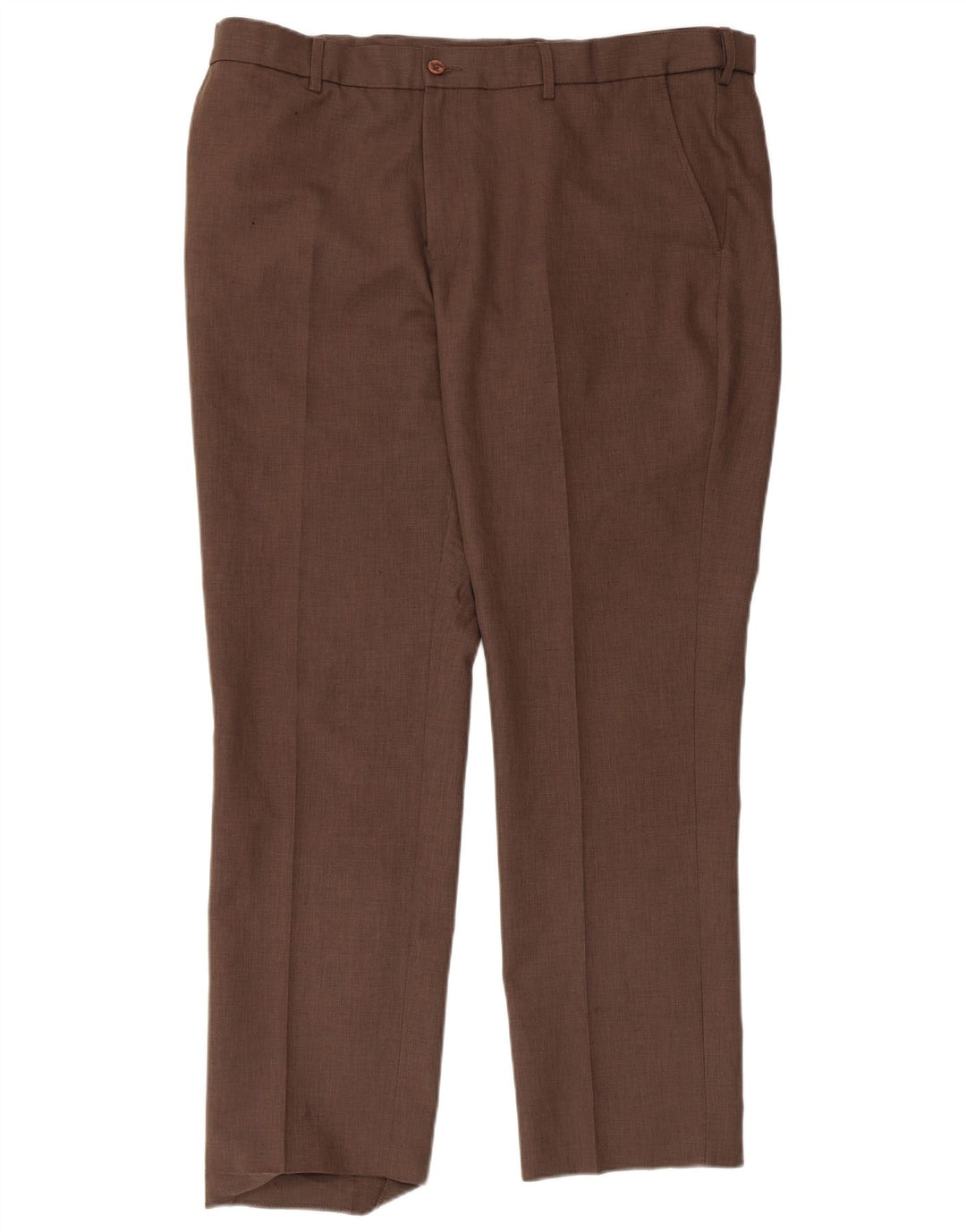 Pantaloni chino dritti da uomo Farah W40 L31 poliestere marrone
