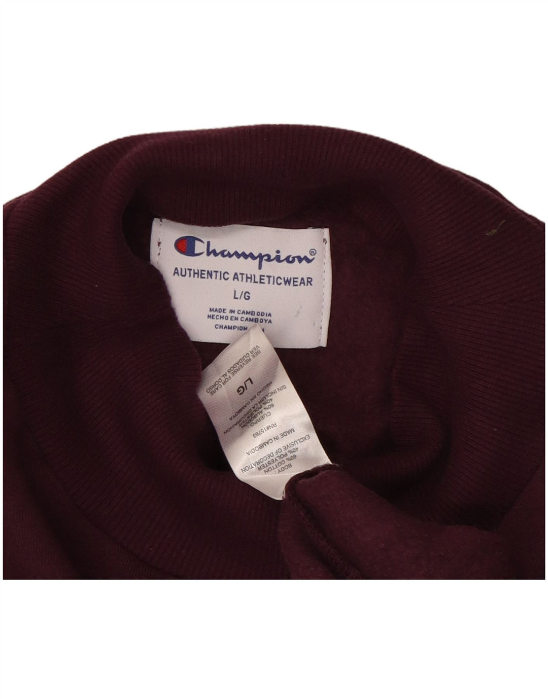 CHAMPION Felpa con grafica oversize da donna UK 16 Large Viola