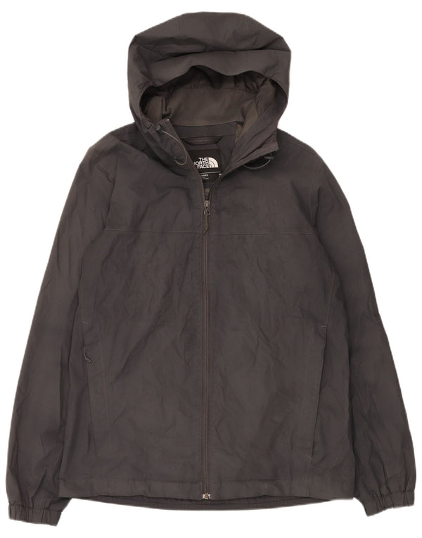 Giacca antipioggia da uomo con cappuccio The North Face UK 38 Poliestere grigio medio