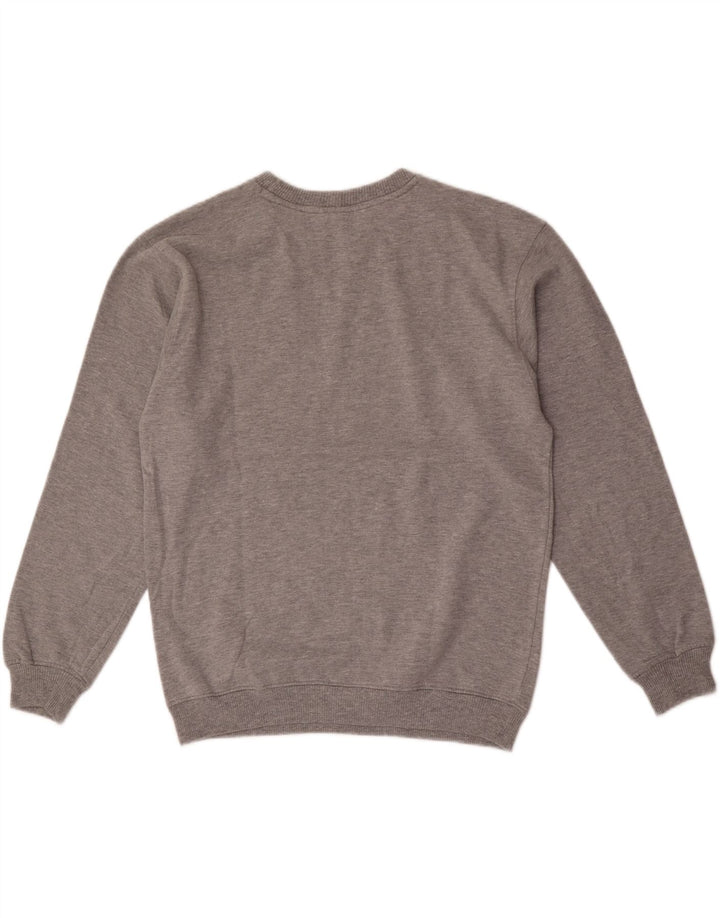 Felpa da uomo Superga Maglione grande in cotone chiazzato grigio
