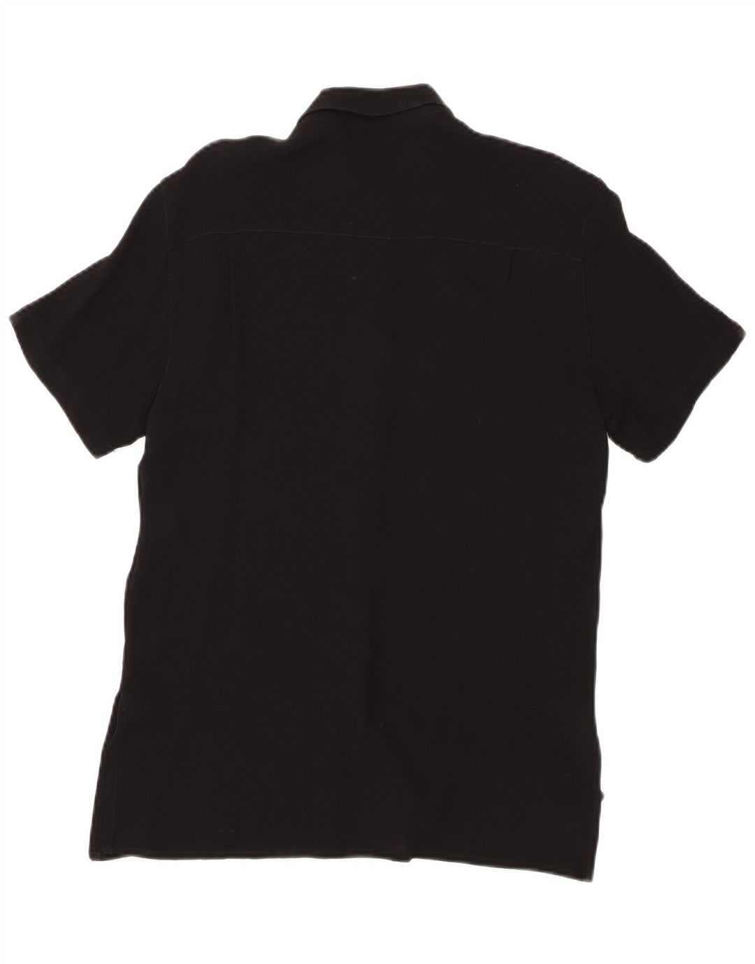 Camicia a maniche corte da donna Marella UK 10 Small Nera in viscosa