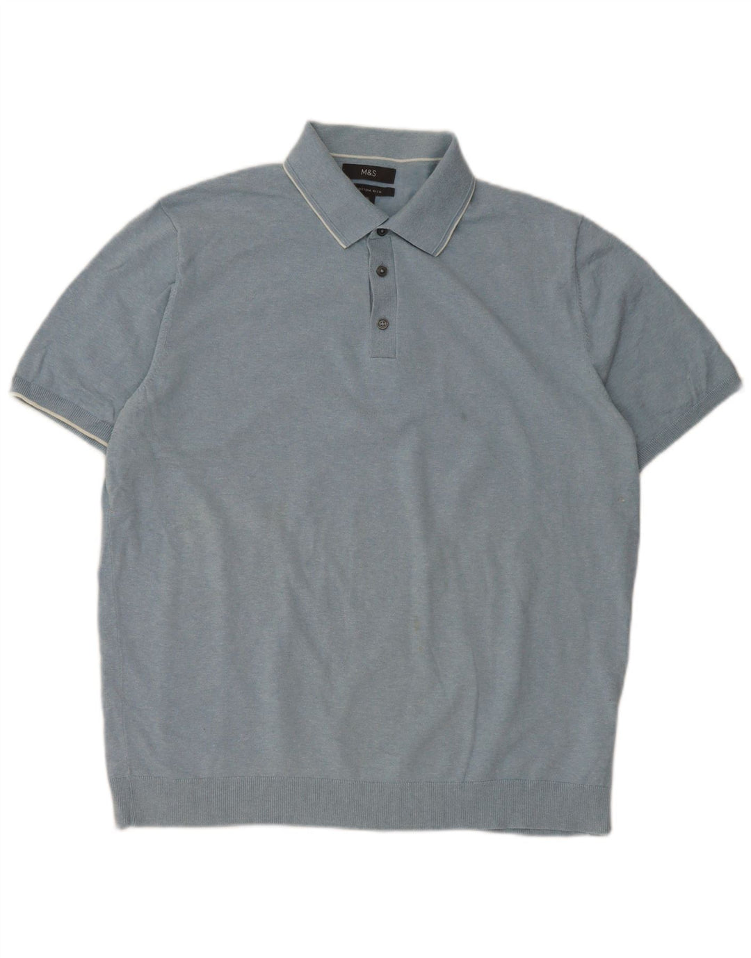 Polo da uomo Marks & Spencer XL in cotone blu