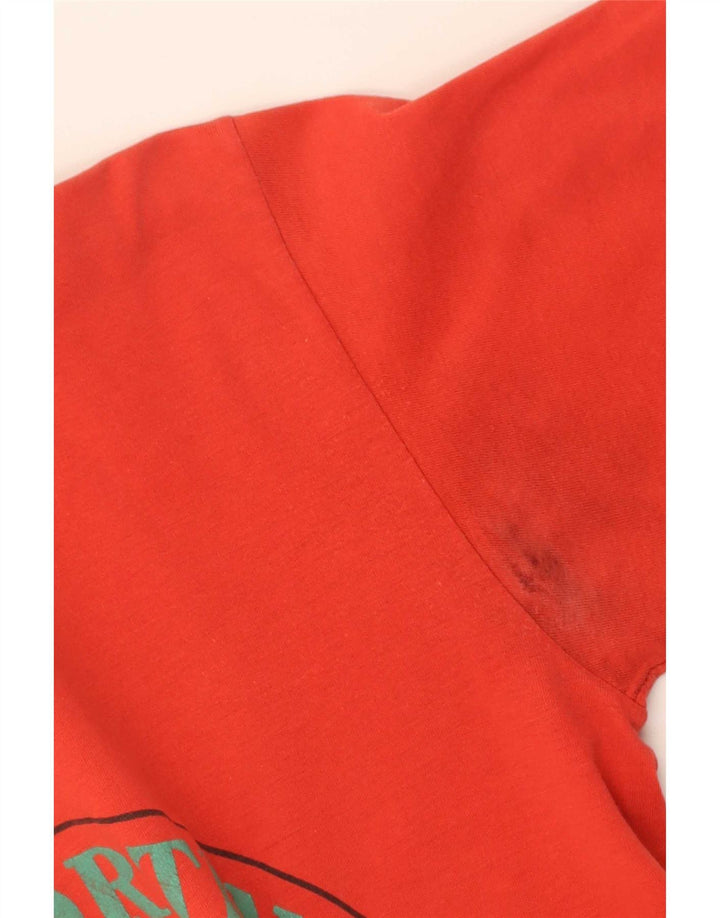 T-shirt grafica da uomo Nike Top Small in cotone rosso