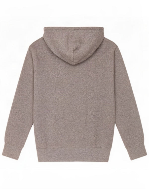 Champion Felpa con cappuccio grafica da uomo in cotone mélange grigio medio