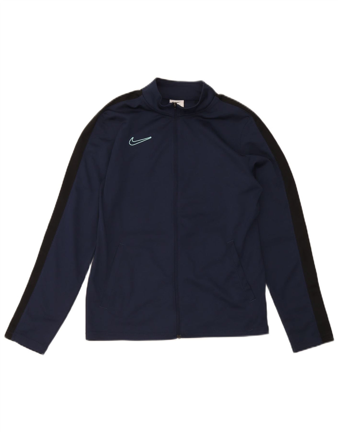 Giacca da tuta da ragazzo Nike Dri Fit Top Jacket 12-13 anni Large Blu Navy