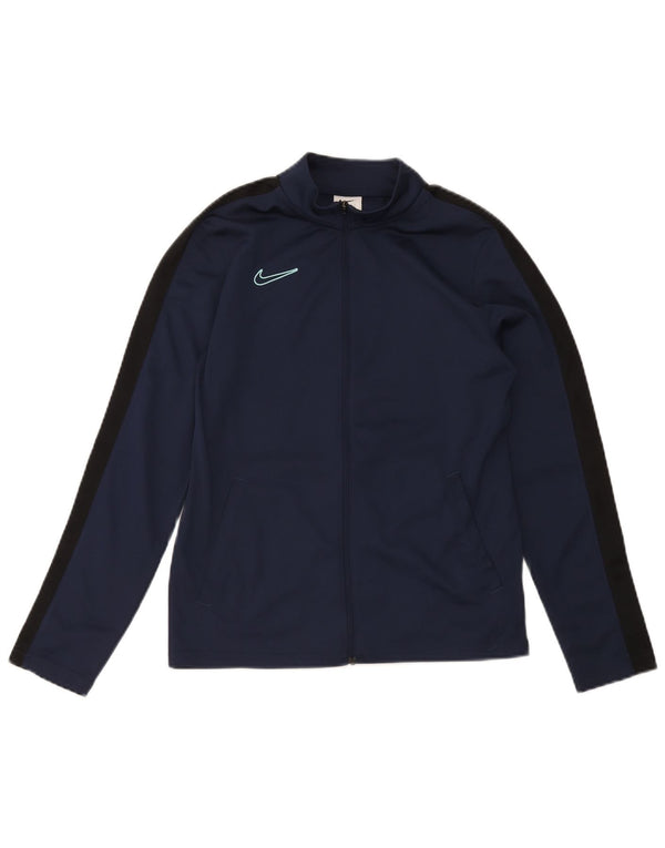 Giacca da tuta da ragazzo Nike Dri Fit Top Jacket 12-13 anni Large Blu Navy