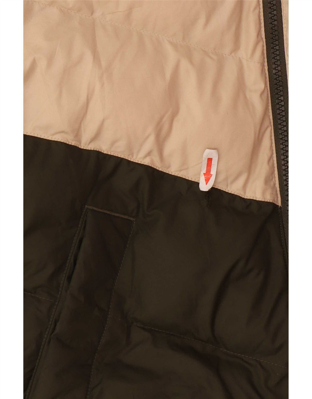 Giacca imbottita con cappuccio Nike da ragazzo 12-13 anni Large Verde Colorblock
