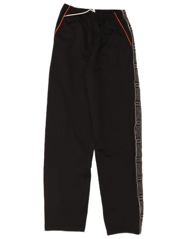Pantaloni da tuta con grafica Errea da uomo, grandi, in poliestere nero