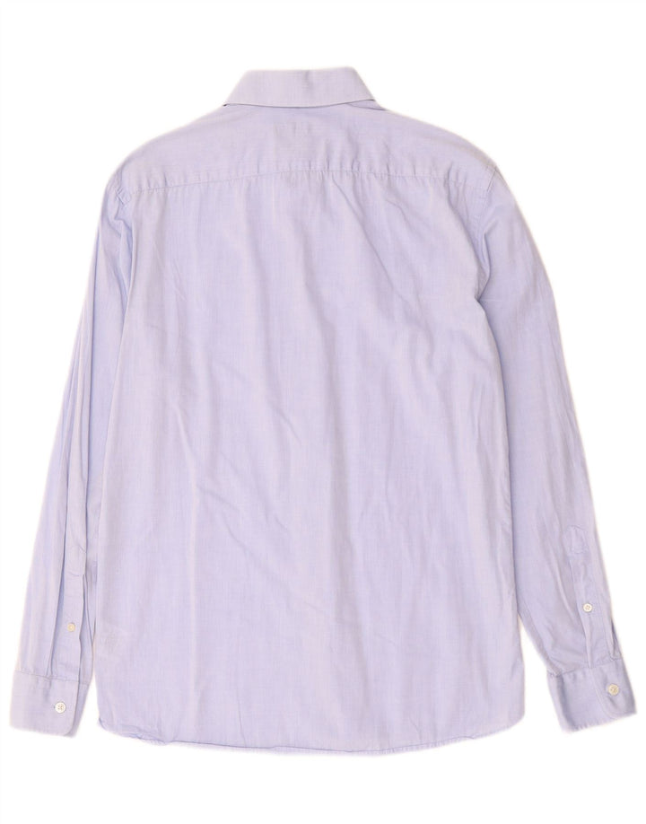 Camicia da uomo Jaeger taglia 15,5 in cotone blu medio
