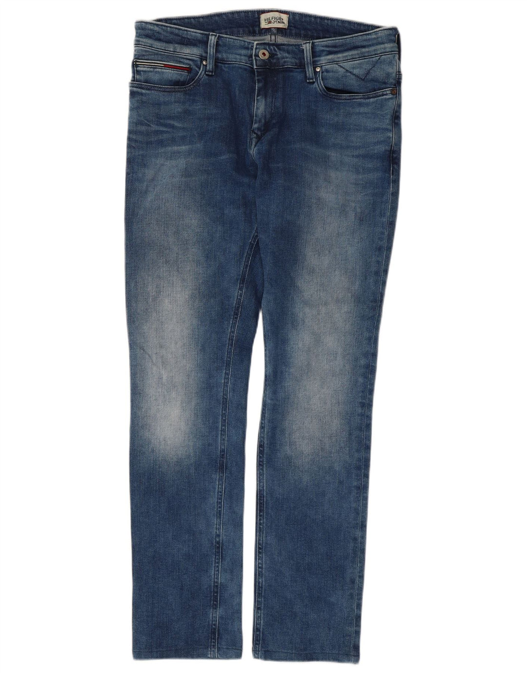 Jeans slim da uomo Tommy Hilfiger W32 L29 cotone blu