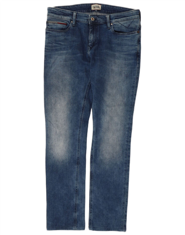Jeans slim da uomo Tommy Hilfiger W32 L29 cotone blu