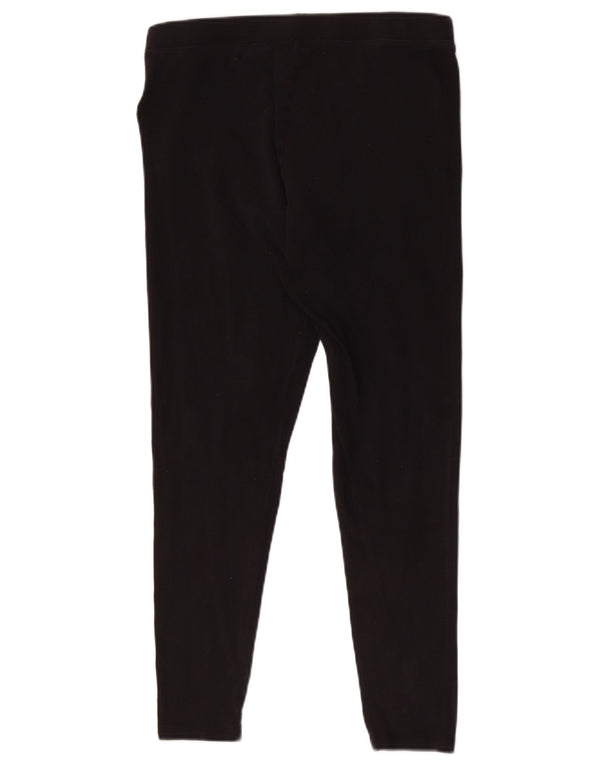 Leggings corti da donna Marks & Spencer UK 12 cotone nero medio