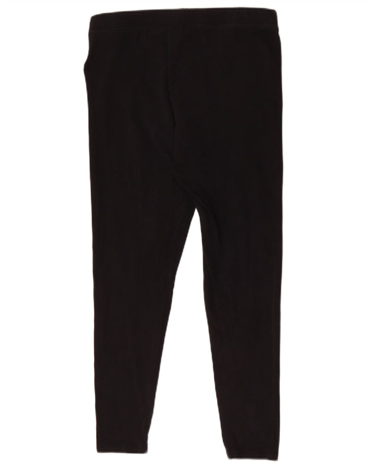 Leggings corti da donna Marks & Spencer UK 12 cotone nero medio