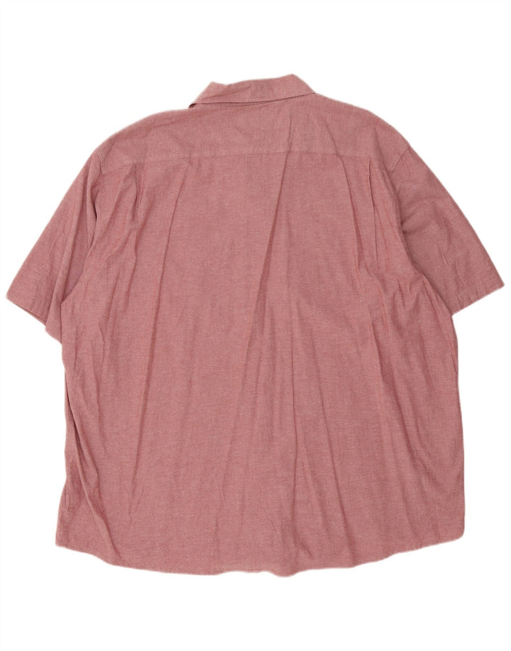 Camicia a maniche corte da uomo Wrangler 2XL cotone rosa