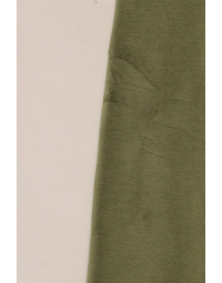 Felpa Nike Uomo con zip e collo maglione XL verde cotone