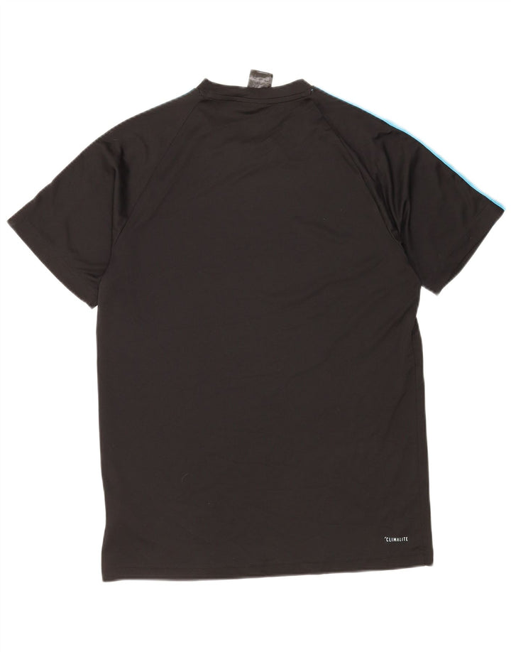 T-shirt Adidas Climalite da uomo, media, in poliestere nero