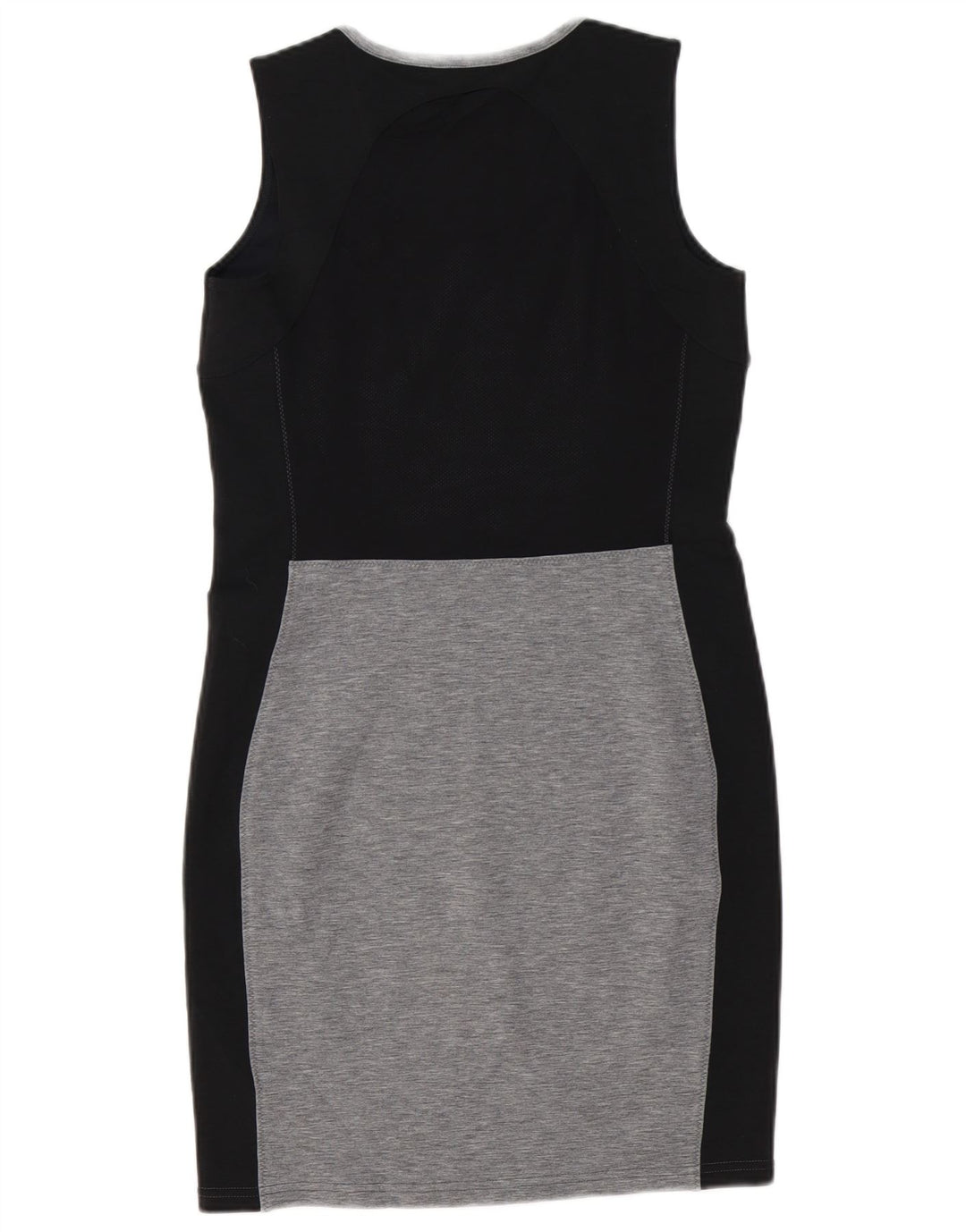 Abito tubino da donna Athleta UK 10 piccolo poliestere color block nero