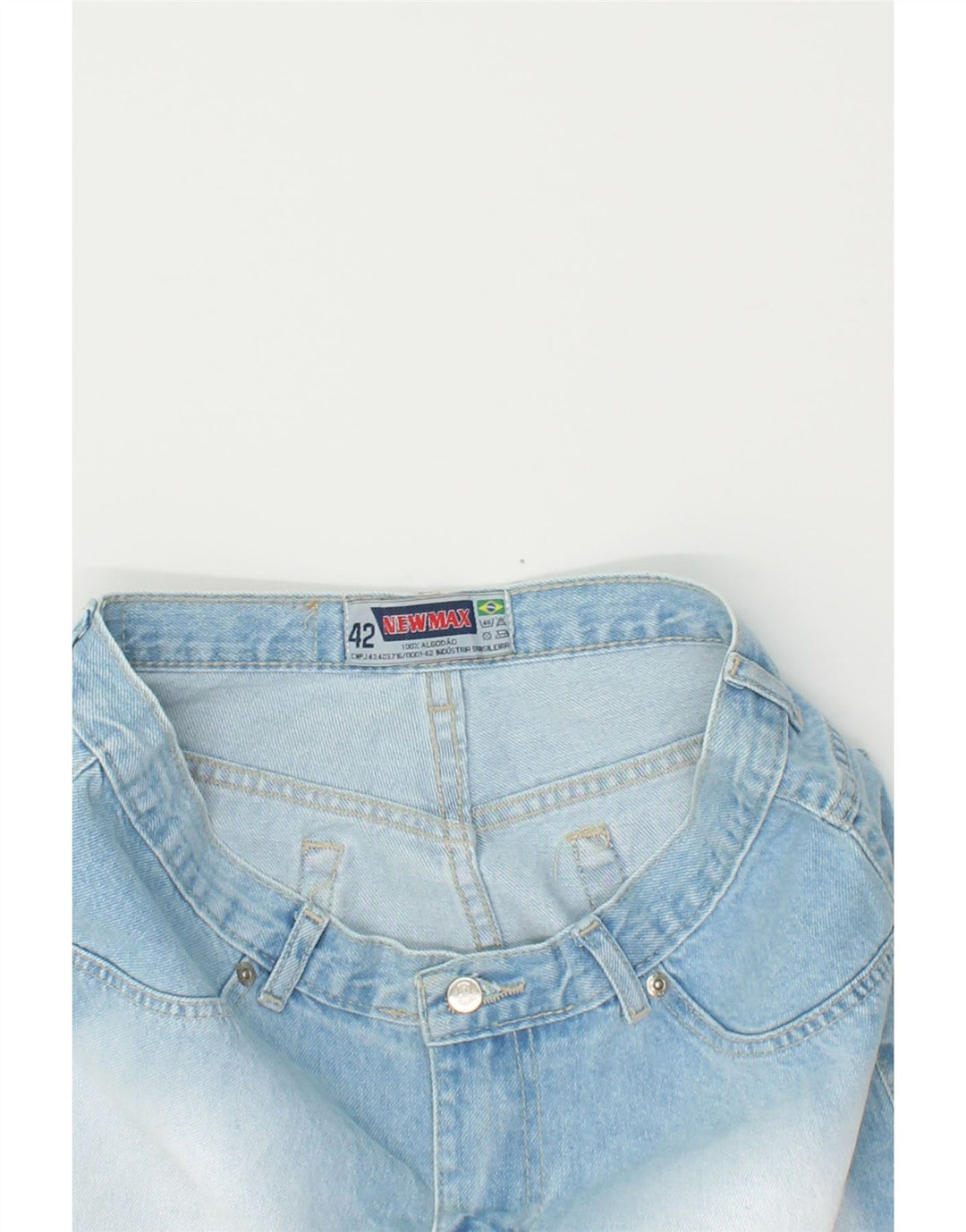 VINTAGE Womens Denim Skirt IT 42 Medium W28 Blue Cotton | Vintage Vintage | Thrift | Second-Hand Vintage | Used Clothing | Messina Hembry 