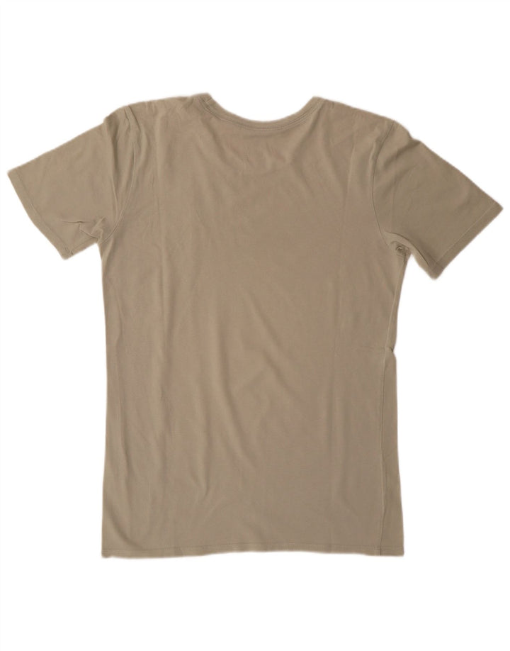 T-shirt Jordan da uomo Top Small in cotone kaki