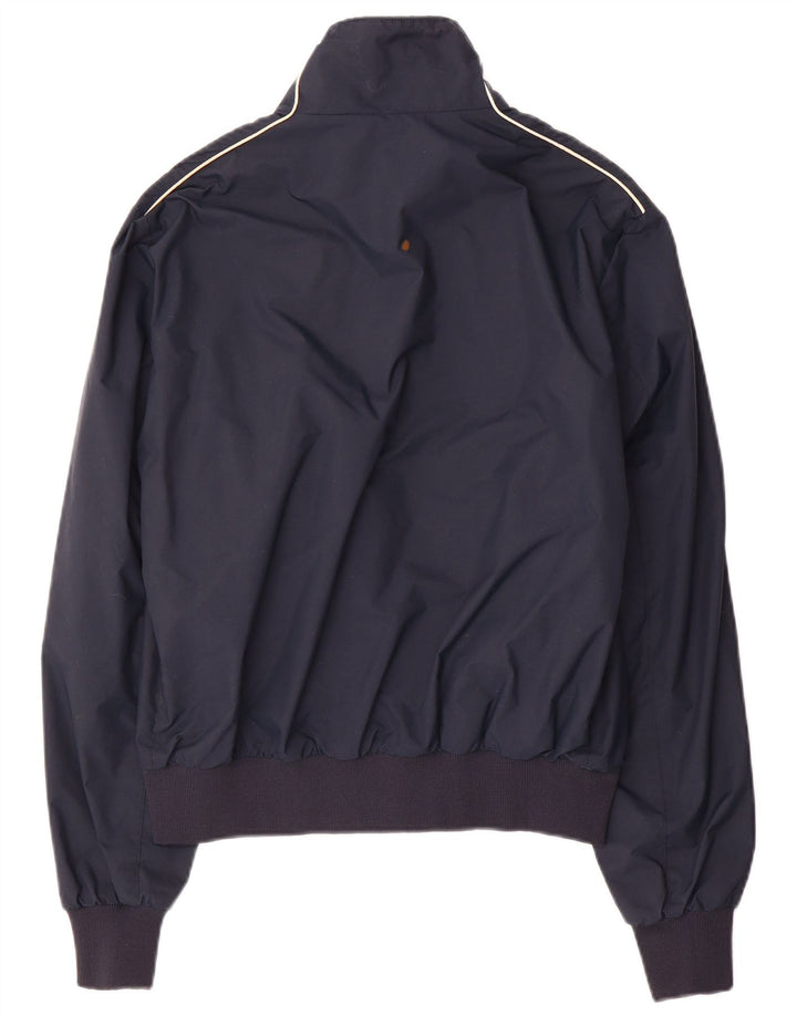 Giacca bomber grafica da uomo North Sails UK 36 piccola in nylon blu navy