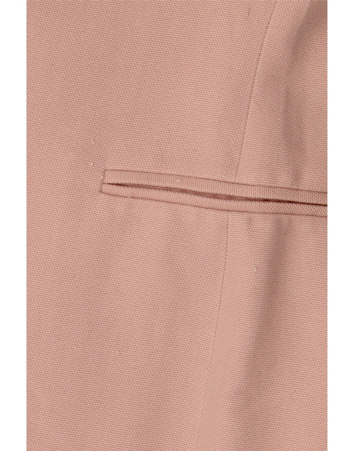Giacca blazer aperta da donna Zara UK 6 XS rosa viscosa