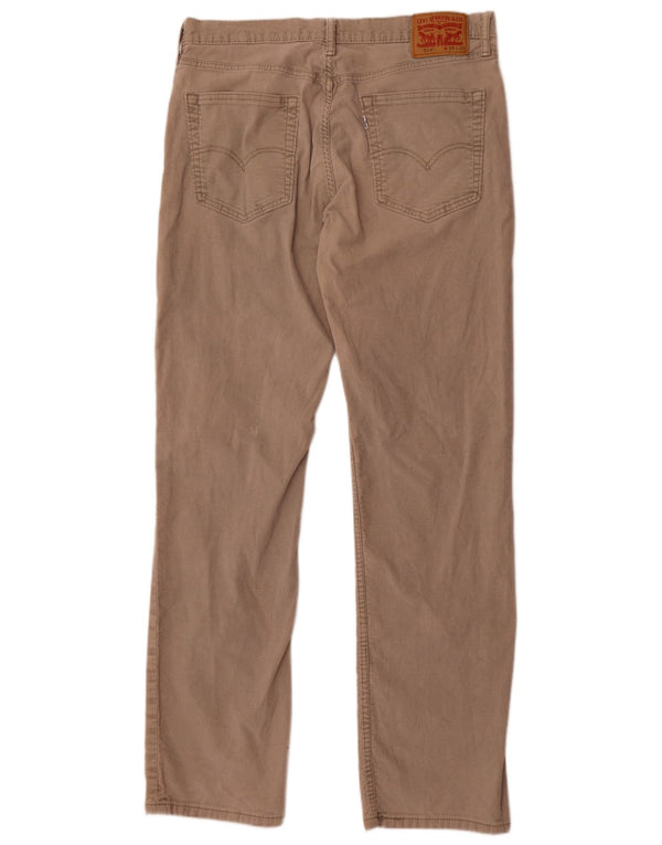Levi's Uomo 514 Pantaloni dritti in velluto a coste W36 L34 Cotone Beige