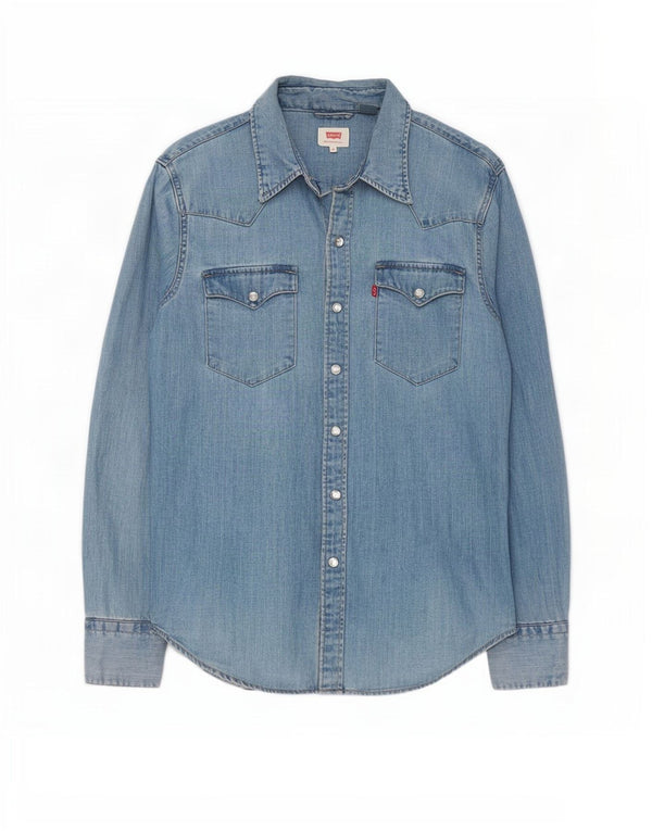 Camicia di jeans da uomo Levi's XS blu