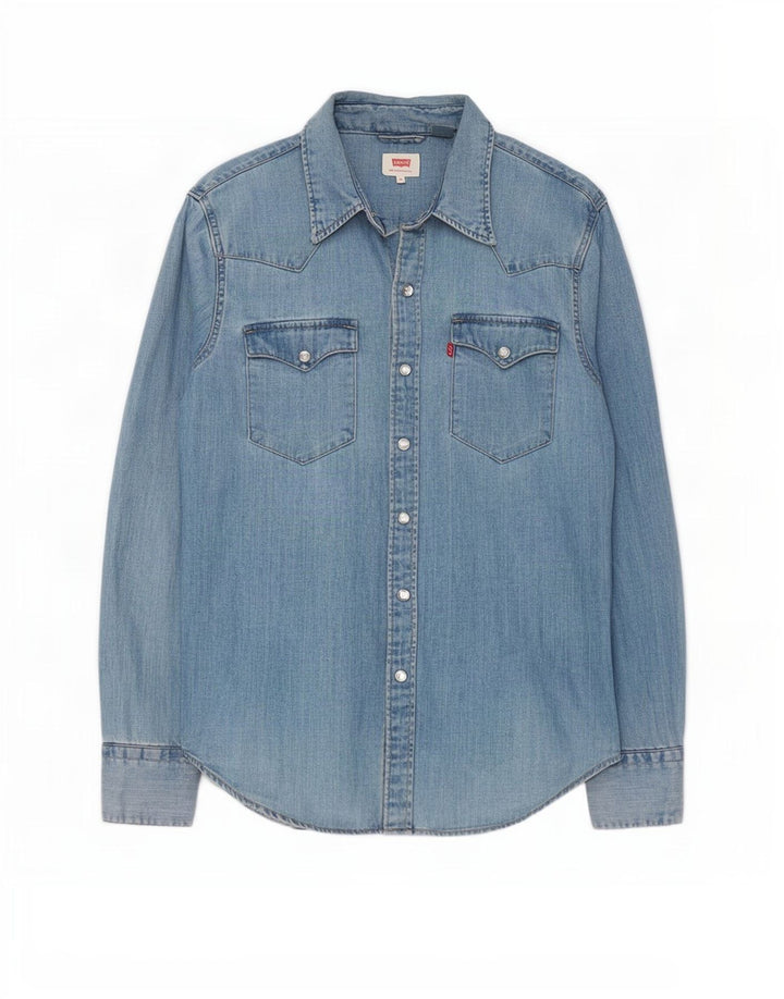 Camicia di jeans da uomo Levi's XS blu
