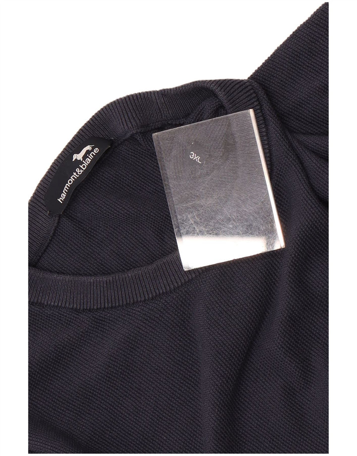 Maglione maglione girocollo da uomo Harmont & Blaine 3XL Blu navy