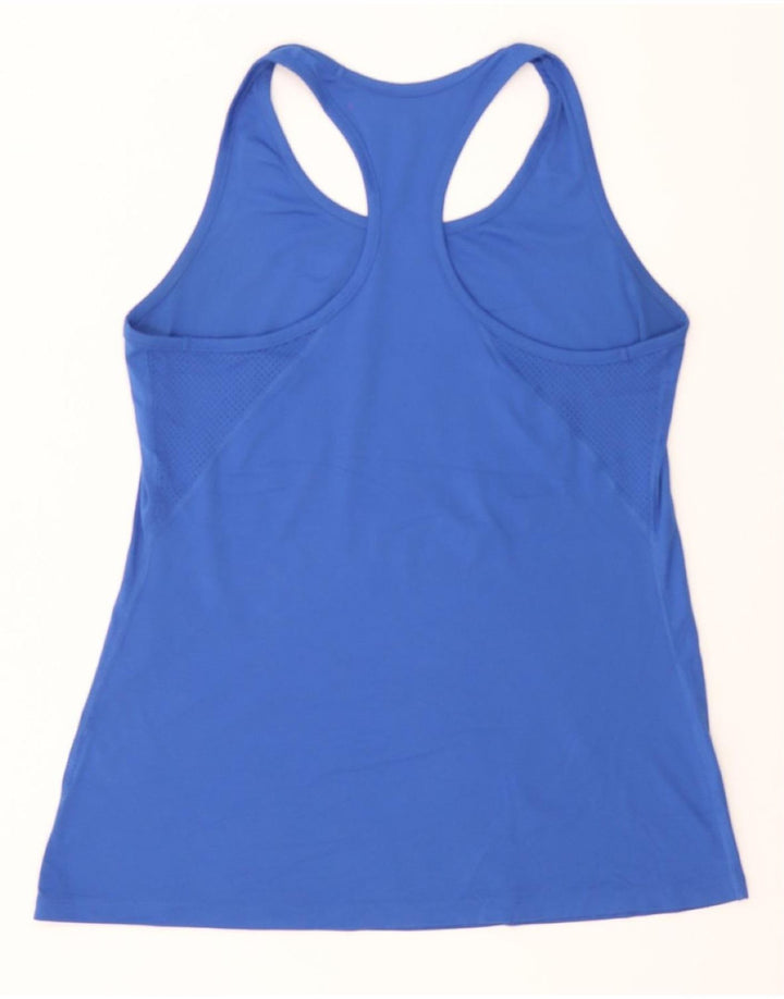 NIKE Womens South Forsyth Graphic Vest Top UK 12 Medium Blue Polyester Vintage Nike and Second-Hand Nike from Messina Hembry 