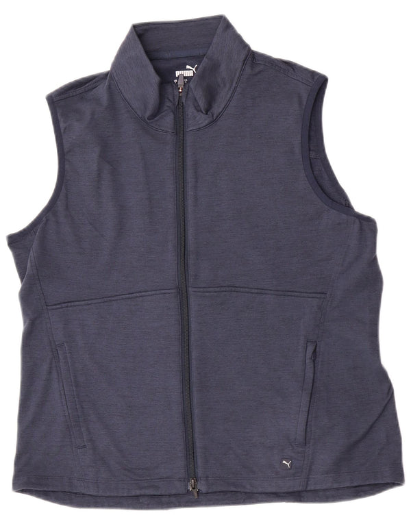 Giacca sportiva senza maniche da donna Puma UK 16 Large Blu Navy