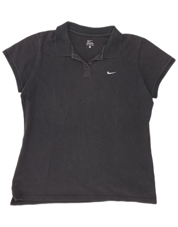 Polo da donna Nike UK 18 XL cotone nero