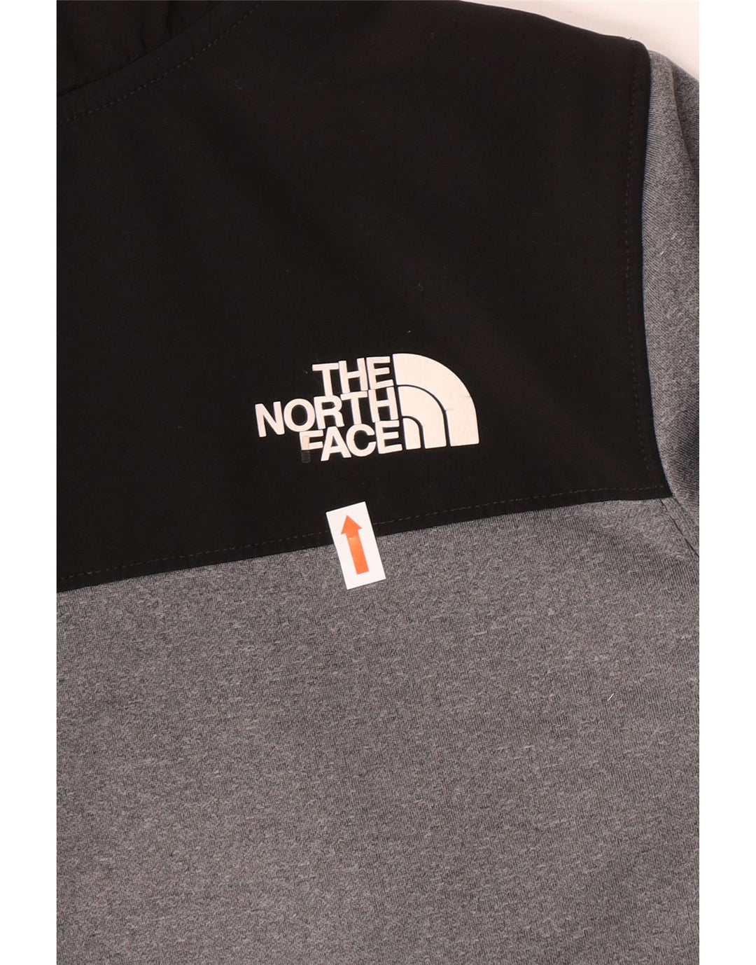Maglione con cappuccio e zip per ragazzi THE NORTH FACE 14-15 anni XL grigio a blocchi di colore